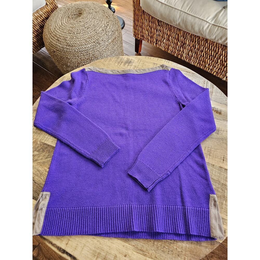 Lauren Ralph Lauren Wool Blend Sweather Women's Size S Preppy Career Equestrian - Picture 2 of 8
